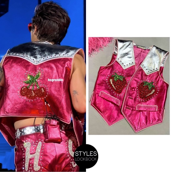 Harry Styles Cherry Costume - HANDMADE/ONE OF A KIND - Picture 3 of 12